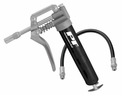 Mini Pistol Grip Grease Gun, 12 In. Flex Hose, 3 oz.
