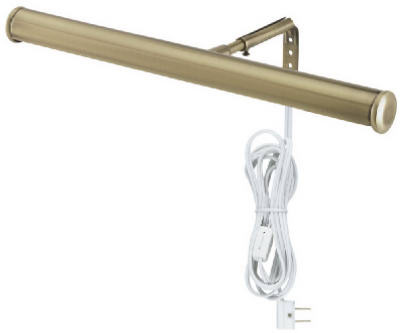 Antique Brass Slimline Picture Light, 14 In.