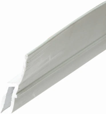 Window Frame, White Vinyl, 3/32 x 1 x 72 In.