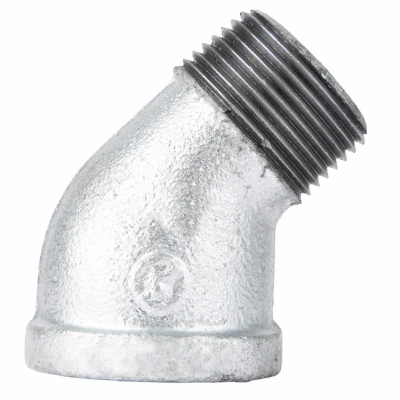 1 In. Galvanized Pipe 45 Degree Street Elbow
