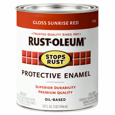 Stops Rust Qt. Sunrise Red Enamel