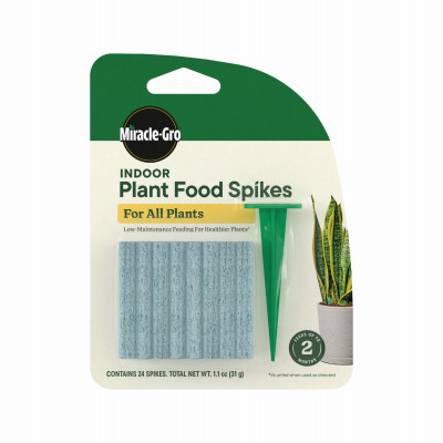 Indoor Plant Food Spikes, 24-Count
