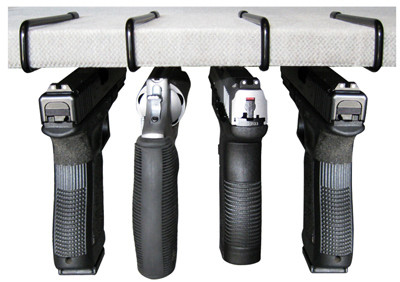 Gun Safe Handgun Hanger, Under-Shelf, 4-Pk.