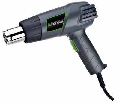 Genesis 12.5A Dual Temp Heat Gun Kit w/9 Accessories