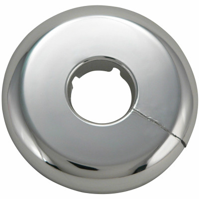 Floor & Ceiling Plate Flange, Chrome Plated Plastic, For 3/4 In. Cooper