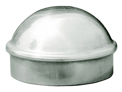 Chain Link Fence Post Cap, Aluminum, 1-5/8 In.
