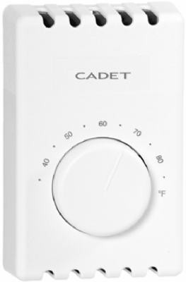 Single-Pole Thermostat, White