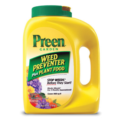 Garden Weed Preventer + Plant Food, Covers 900 sq. Ft., 5.625-Lbs.