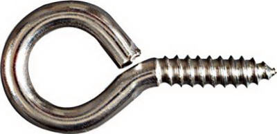 Large Screw Eyes, Stainless Steel, Boxed, Bulk
