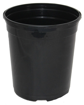Nursery Planter, Black Plastic, #1, 2.88-Qts. (25 pieces)
