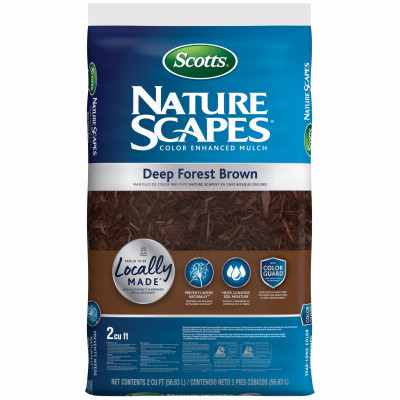 Nature Scapes Color Enhanced Mulch Deep Forest Brown 1.5 cu. ft.