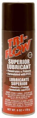 Tri-Flow Lubricant with PTFE, 6 oz. Aerosol