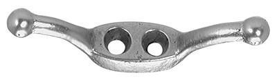 Rope Cleat, Nickel Plated, #4015, 2.5-In.
