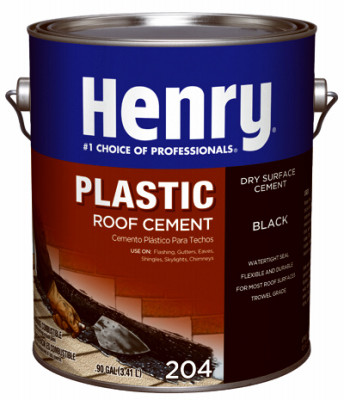 Roof Cement, Plastic, 1-Gallon (4 pieces)