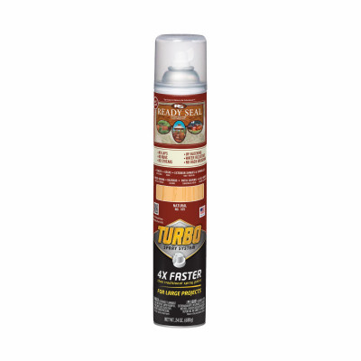 Ready Seal Exterior Wood Stain Turbo Spray, Natural, 24 Oz