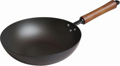 9.5" Steel Stirfry Pan