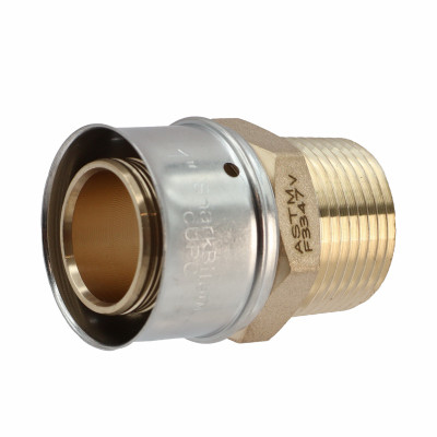 SharkBite 1"x3/4" MNPT PEX Press Brass Adapter