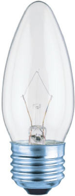 Torpedo Light Bulbs, Clear, 60-Watt, 2-Pk.