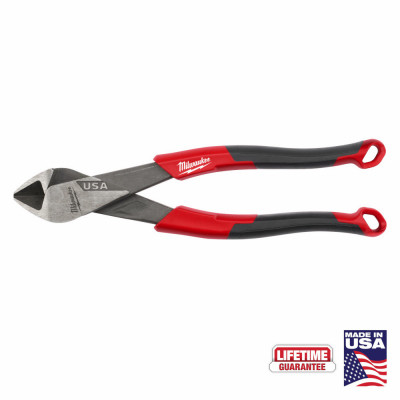 Diagonal Cutting Pliers, Comfort Grip, 8 In.