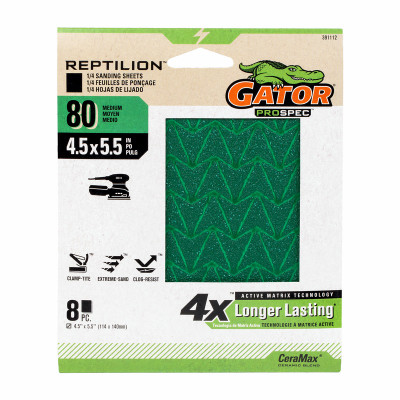 8PK 80G 1/4 Sand Sheet