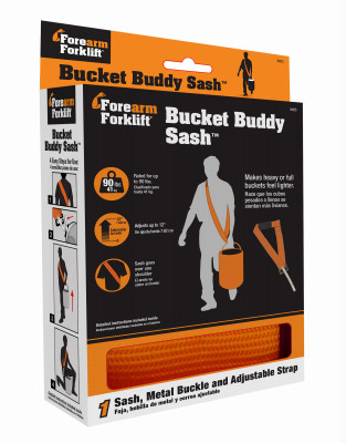 Forearm Forklift Bucket Buddy Sash Orange