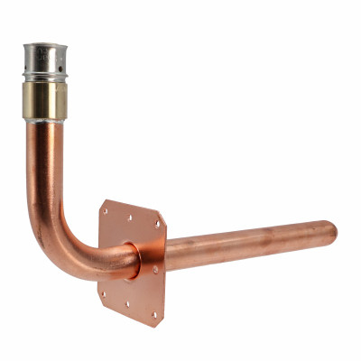 SharkBite 1/2"xClosed (4"x8") PEX Press Brass Stub-Out w/Bracket