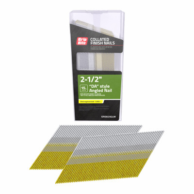 GRDA25GLM DA-FINISH NAIL 15GA 2-1/2" GALV 1M