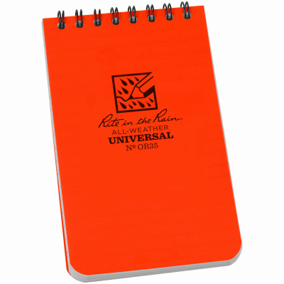 3x5 ORG Spiral Notebook (12 pieces)
