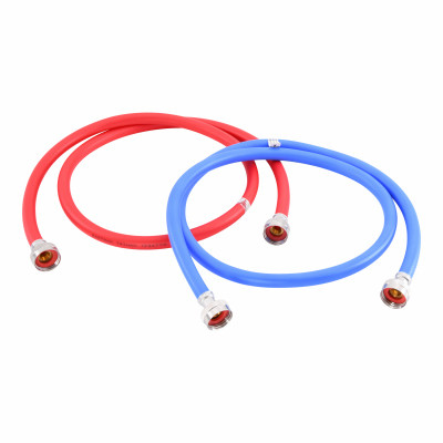 Eastman Red/Blue PVC Washing Machine Hose - 3/4 In. FHT x 3/4 In. FHT x 5Ft. - L (1 Pair)