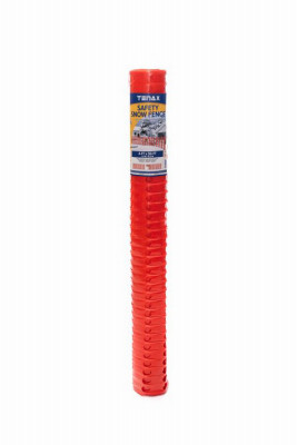 Tenax Saf-T-Sno 4 Ft. H. x 50 Ft. L. Polyethylene Snow Safety Fence, Orange