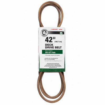 Genuine Factory Parts Lower Transmission Drive Belt for 38-Inch and 42-Inch Riding Lawn Mowers
