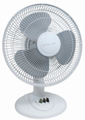 12" WHT Osc Table Fan