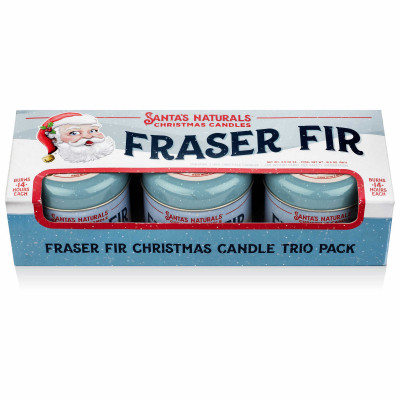 3PK FRASER FIR CANDLE