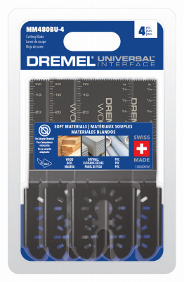 Dual Interface Wood Flush Cut Blades, 4-Pk.