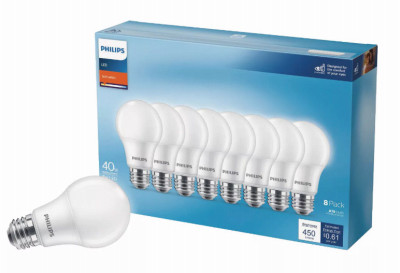 8PK 40W A19 SW T20 Bulb