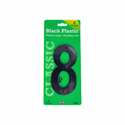 Hy-Ko 4in Plastic House Number - #8