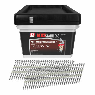 Grip-Rite 2-3/8 in. x .120 in. framing nails, 1000 Count