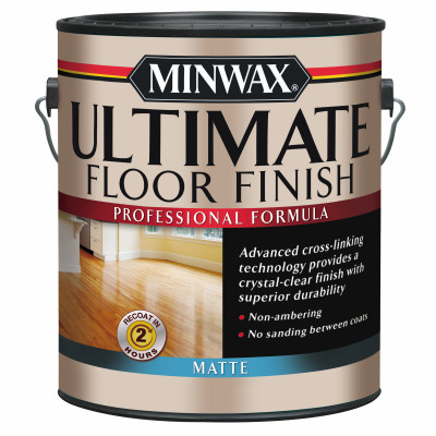 Minwax  Ultimate Floor Finish, Matte, Clear, 1 Gallon