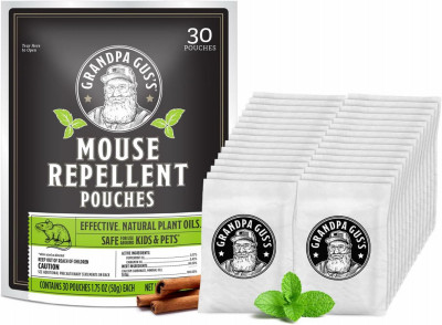 Grandpa Gus's Animal Repellent Pouch For Mice, 30pk