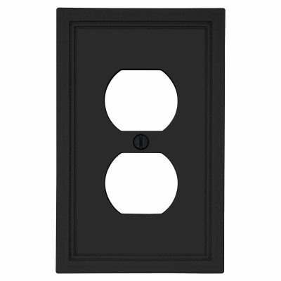 BLK Duplex Wallplate