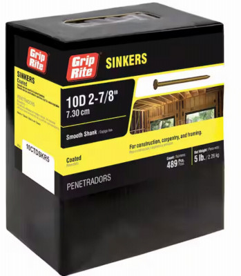 10D COATED SINKER 5# M