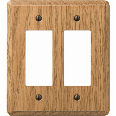2G Oak Rocker Wallplate