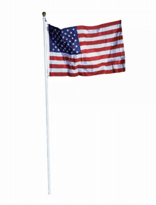 18' STEEL FLAG POLE KIT