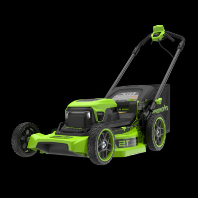 Greenworks 2x24V Self-Propelled Mower with Battery & Charger