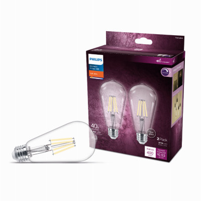 2PK 40W ST19SW LED Bulb