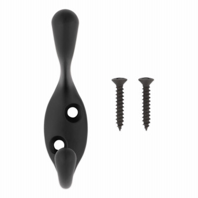 BLK HD COAT/HAT HOOK