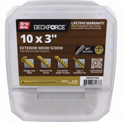 3" X 10 WD SCREW