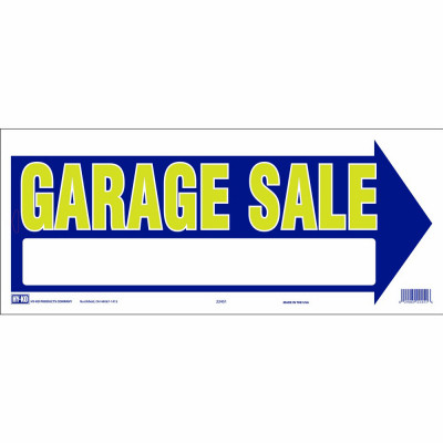 GARAGE SALE ARROW SIGN