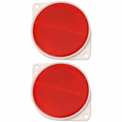 2PK 3-1/4 RED REFLECTOR