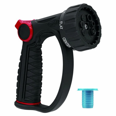 Orbit Pro Flo 7-Pattern Thumb Control Nozzle, Black